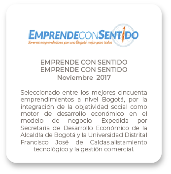 EMPRENDE CON SENTIDO EMPRENDE CON SENTIDO Noviembre 2017